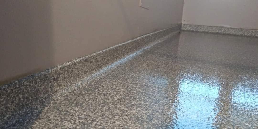 Textura tipo granito del epóxico